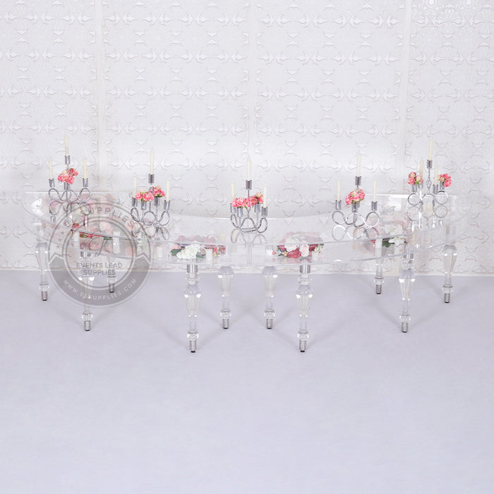 sweetheart glass table