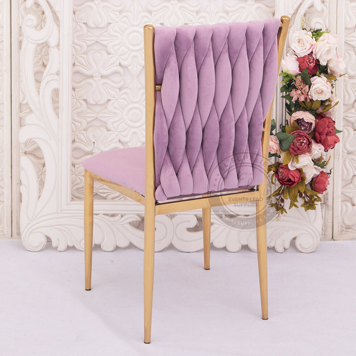 JADAIL Violet Purple Velvet Chair