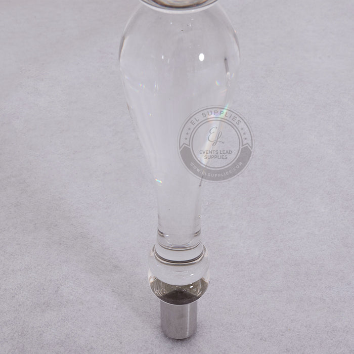 NIAMH Clear Acrylic Serpentine Dining Table