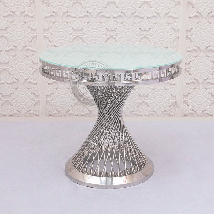 VORAGE KUSCO Silver Cake Table