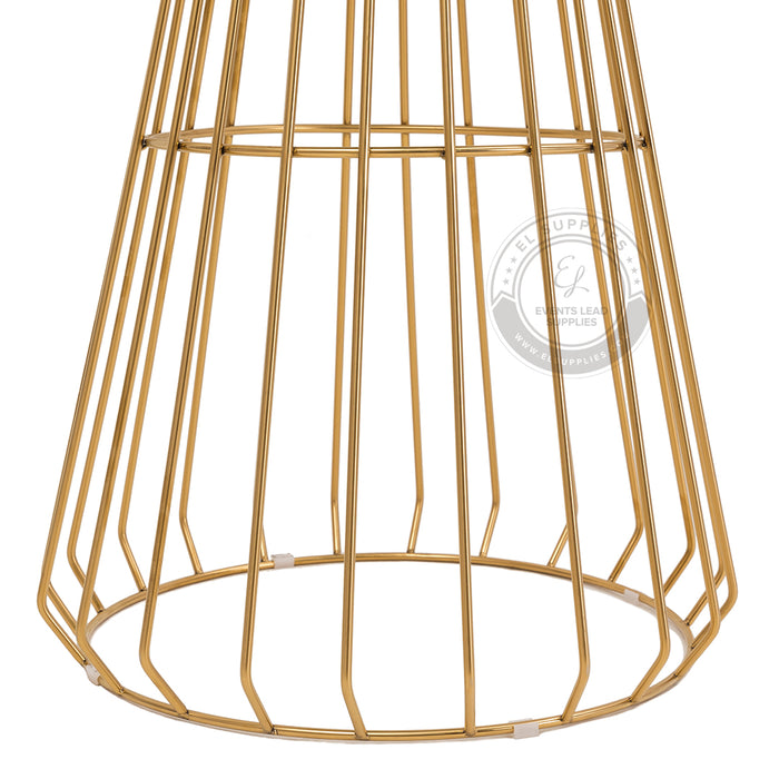 ZEMYNA Gold Contemporary Banquet High Boy