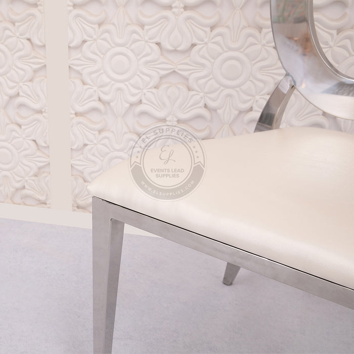 OLYMPIA Silver Chair Stackable (Dior Chair)