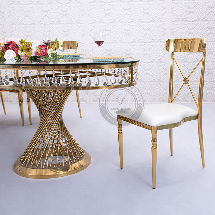 FRANKLIN Gold Seneca Dining Chair