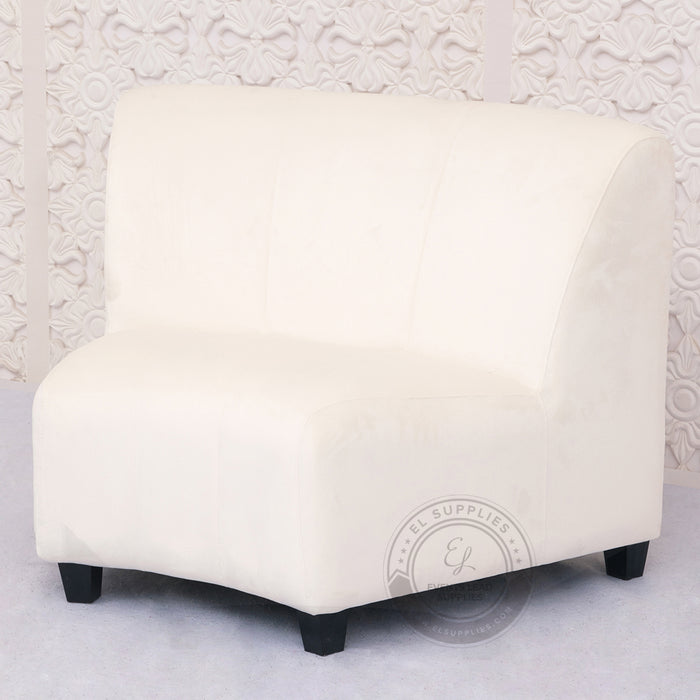 ARORA White Curved Modular Sofa