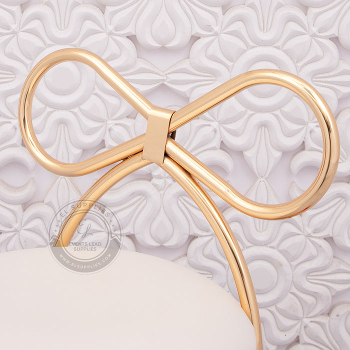 KOMBOS Ribbon Back Kids Chair - Gold with White Cushion