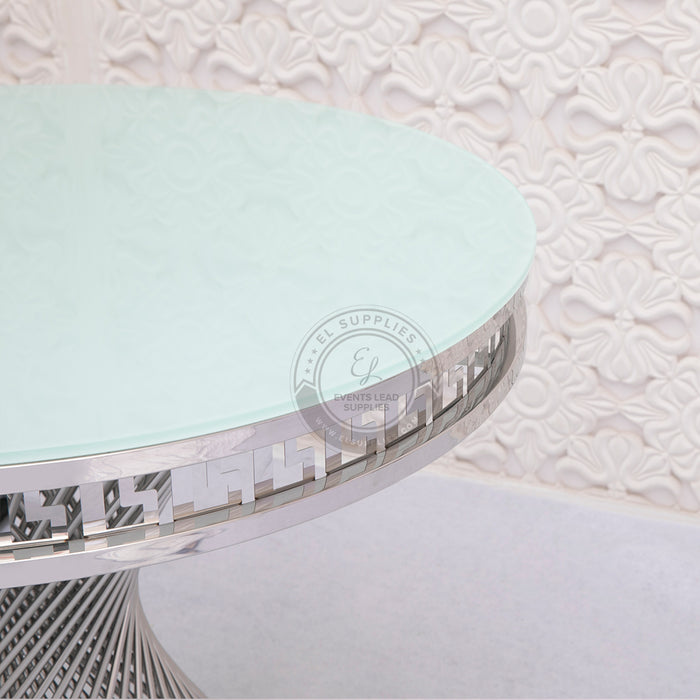 VORAGE KUSCO Silver Cake Table