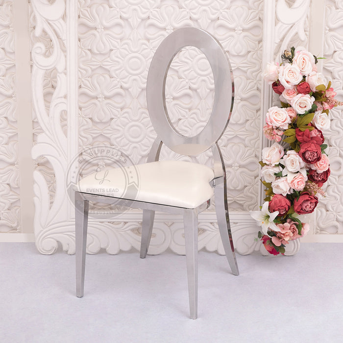 OLYMPIA Silver Chair Stackable (Dior Chair)