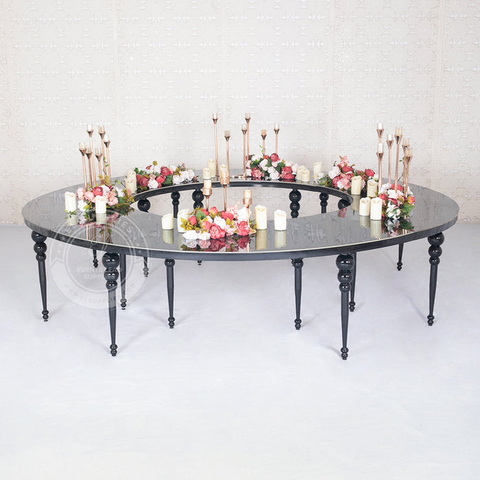 dining table half circle uk