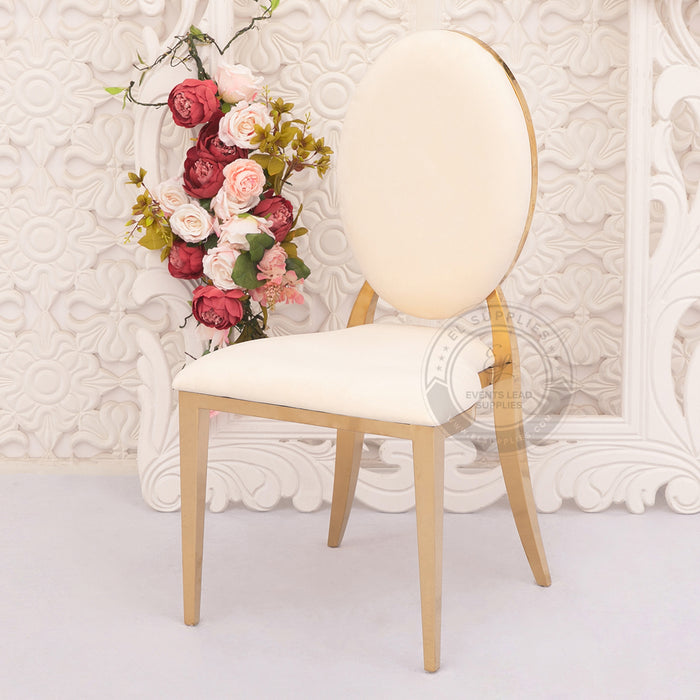 OLYMPIA Gold Chair Stackable (Dior Chair)