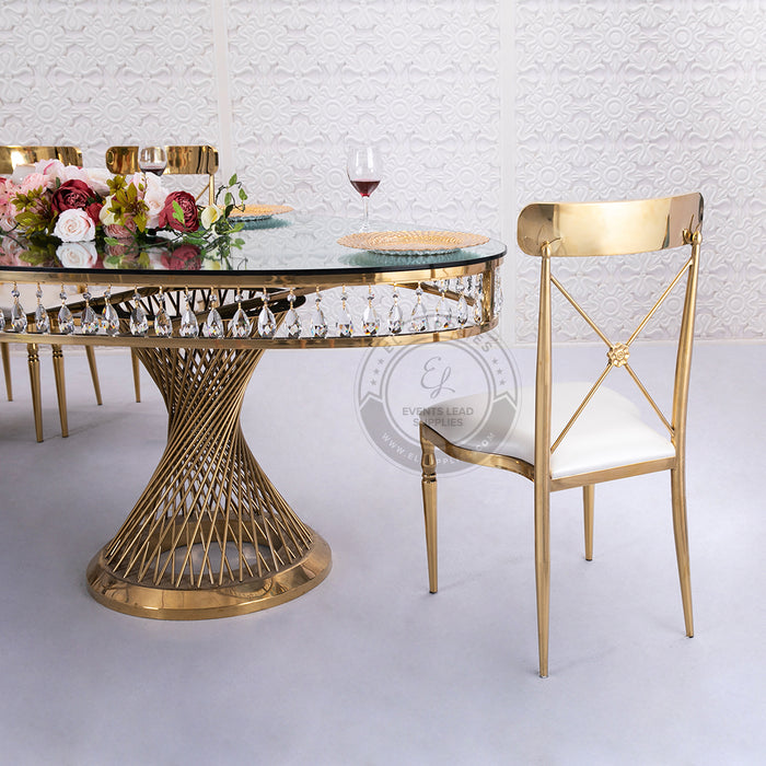 FRANKLIN Gold Seneca Dining Chair