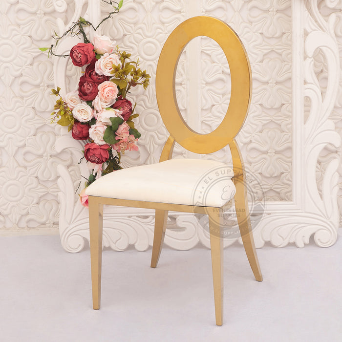 OLYMPIA Gold Chair Stackable (Dior Chair)