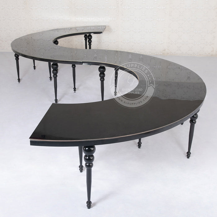 serpentine table wedding