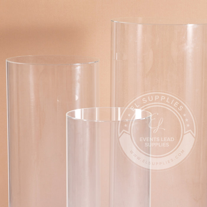 DRUM Acrylic Cylinder Stands
