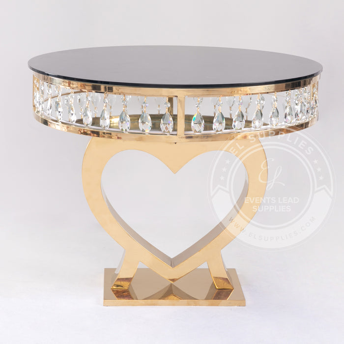 GEMMA HATHOR Heart Shaped Cake Table