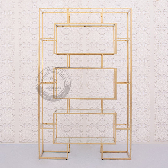 AUGUSTA Bar Rack Shelf Gold