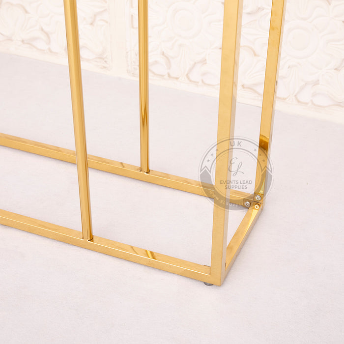 KLYTIE Gold Arch Frame Backdrop Set