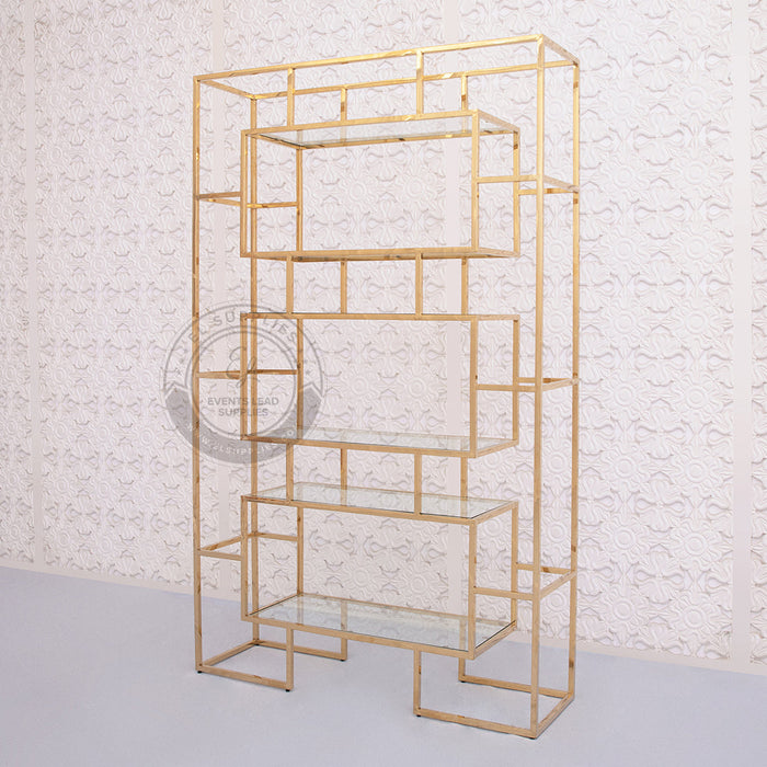 AUGUSTA Bar Rack Shelf Gold