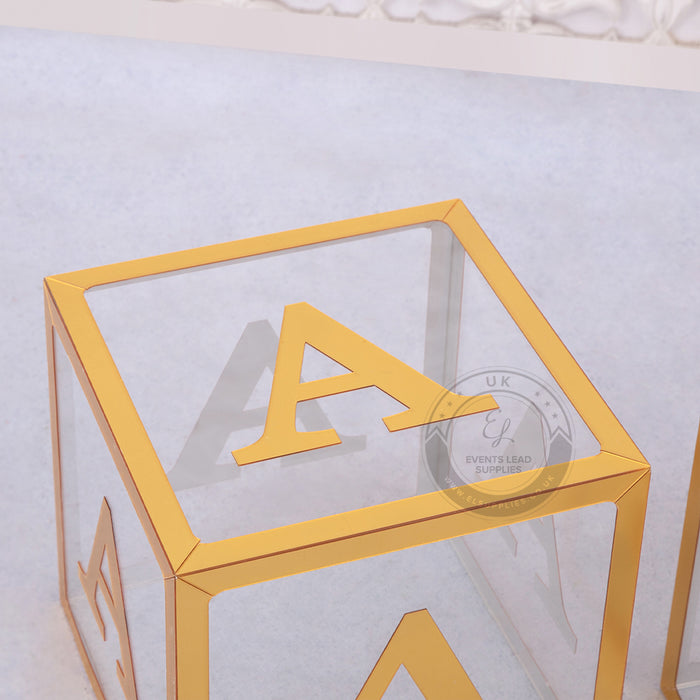 baby shower decor box letters