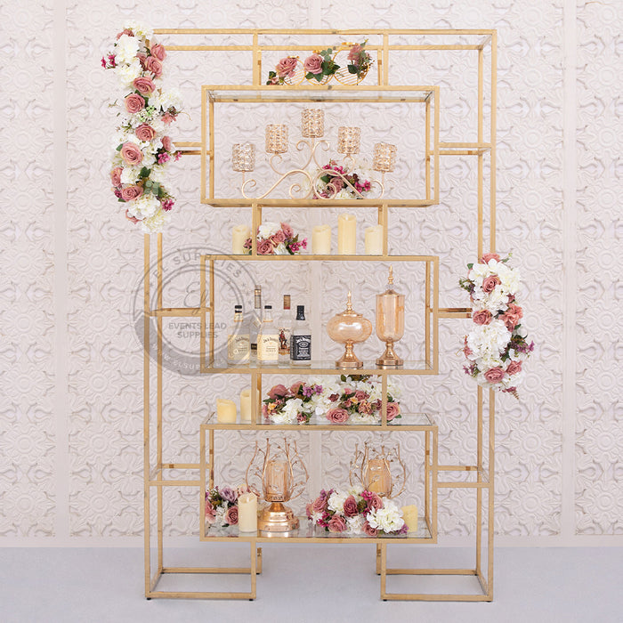 AUGUSTA Bar Rack Shelf Gold