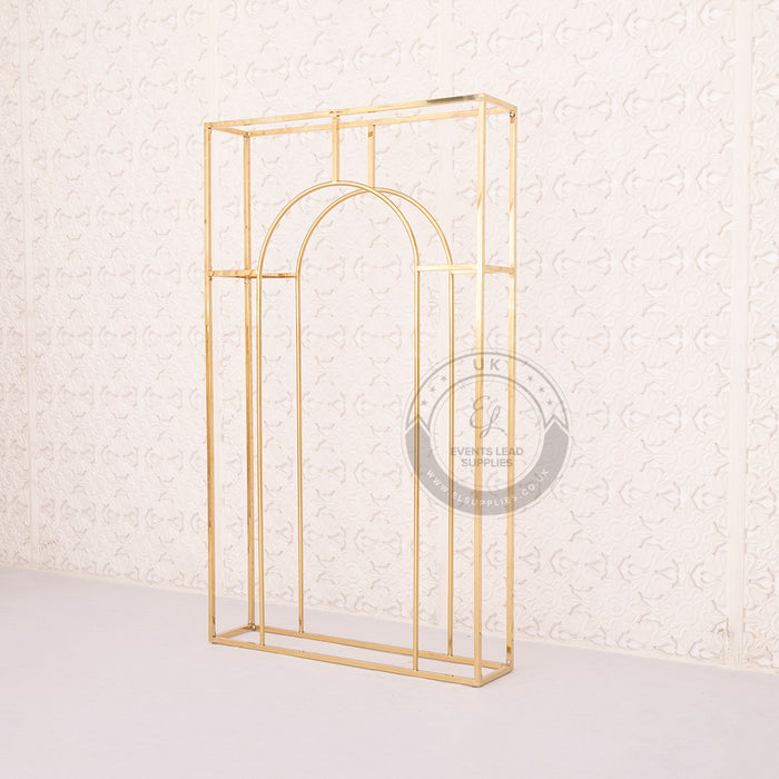 KLYTIE Gold Arch Frame Backdrop Set