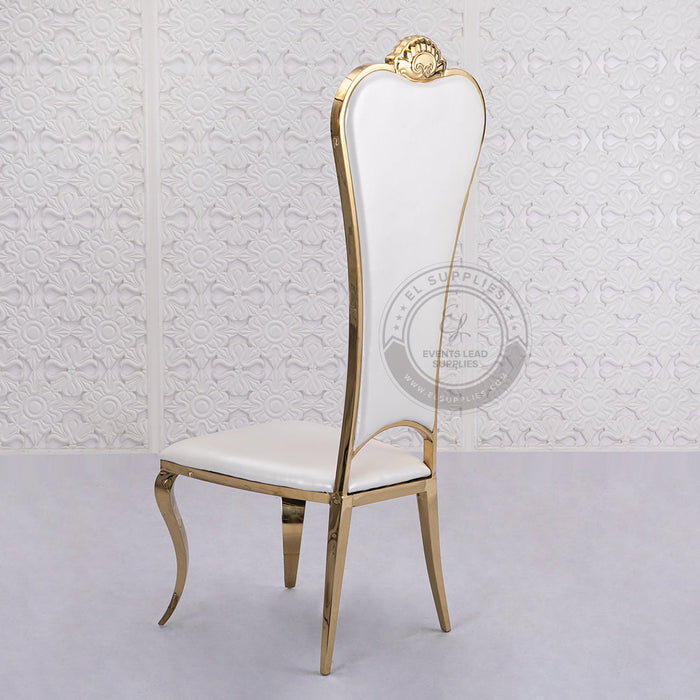 APRICUS Sweetheart Modern Throne Chair (Set of 2)