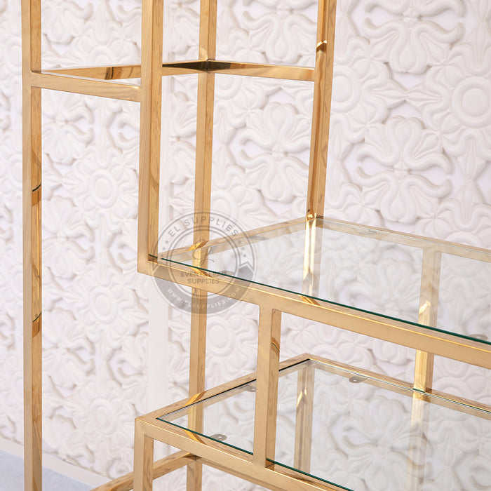 AUGUSTA Bar Rack Shelf Gold