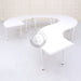 white acrylic table