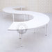 white acrylic dining table