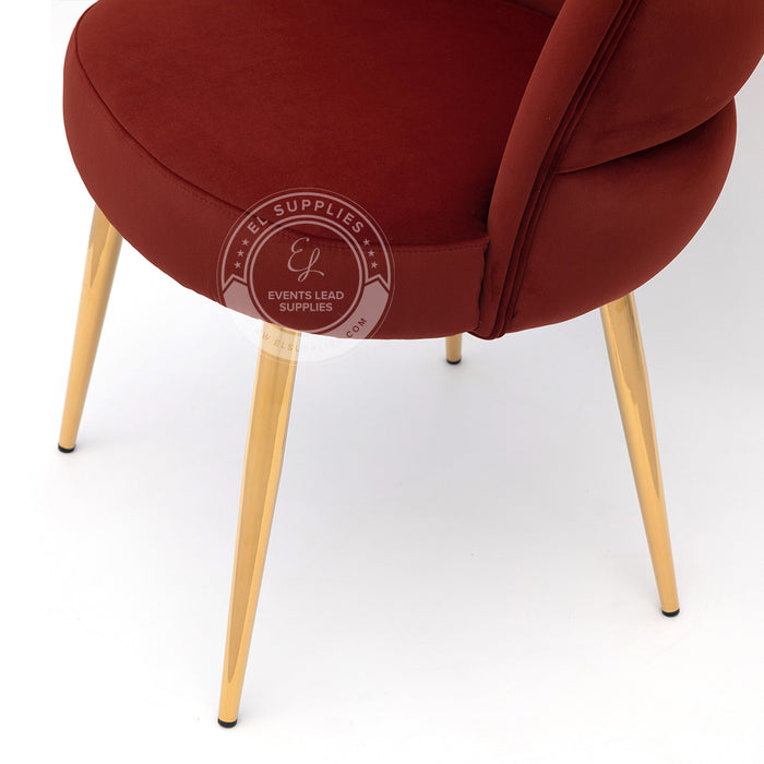 NADOR Red Wine Accent Chair