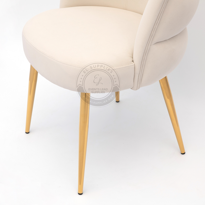 NADOR White Accent Chair