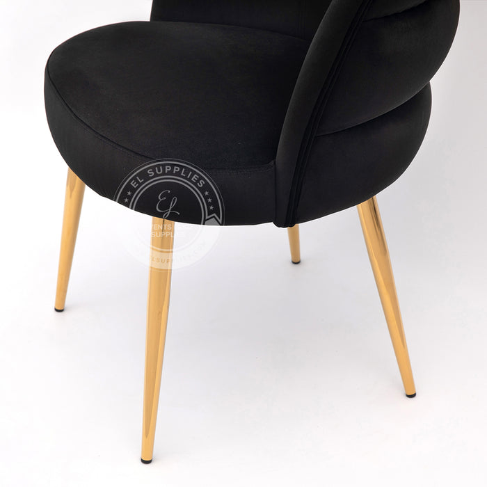 NADOR Black Accent Chair