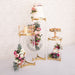 ACHERNAR Clear and Gold Floating Stands