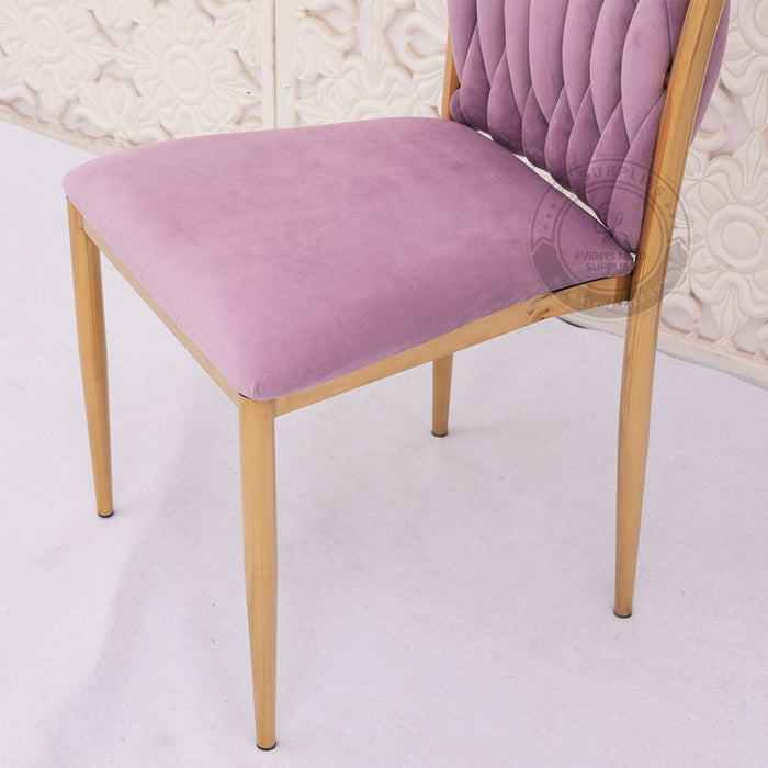 JADAIL Violet Purple Velvet Chair