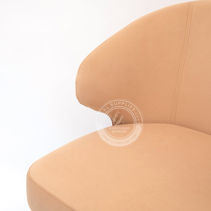 LARACHE Light Tan Accent Chair