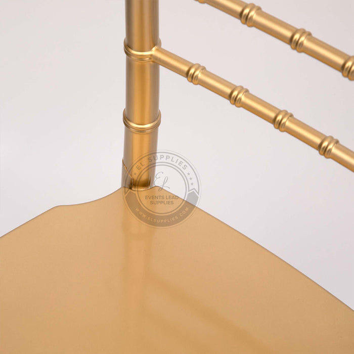 CHIAVARI Gold Resin Chair with Free Cushion