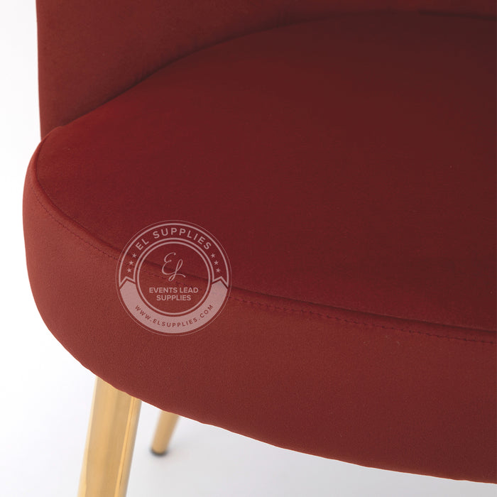 NADOR Red Wine Accent Chair