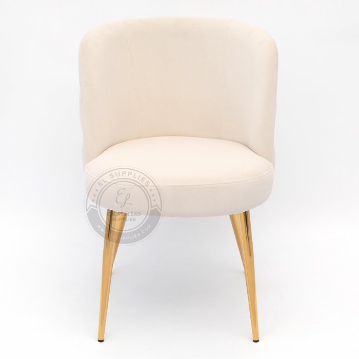 NADOR White Accent Chair
