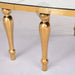 gold table legs