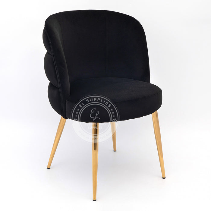 NADOR Black Accent Chair