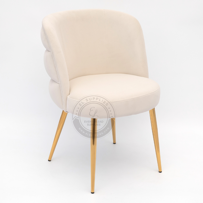 NADOR White Accent Chair