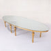 Oval dining table