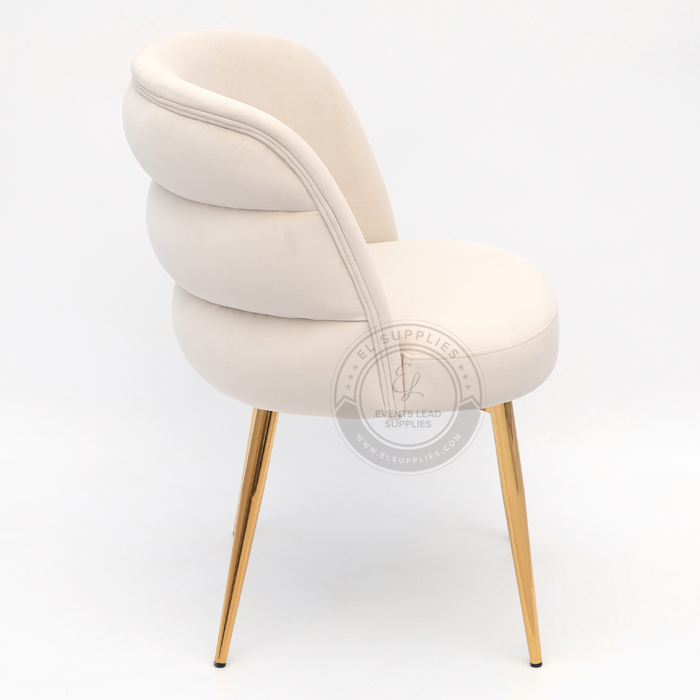 NADOR White Accent Chair