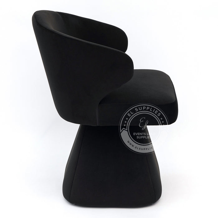 LARACHE Black Accent Chair