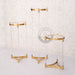 Gold wedding Floating Stands