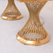 twisted gold dining table