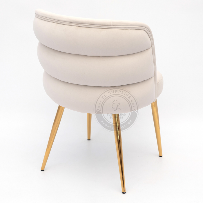NADOR White Accent Chair