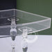 glass Serpentine Dining Table2