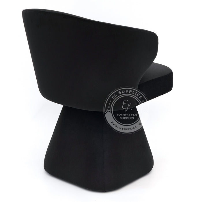LARACHE Black Accent Chair