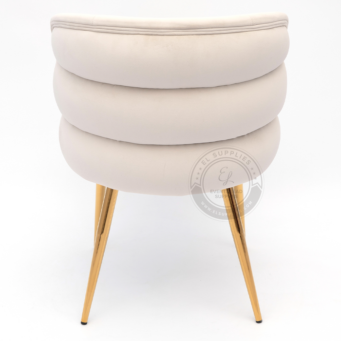 NADOR White Accent Chair