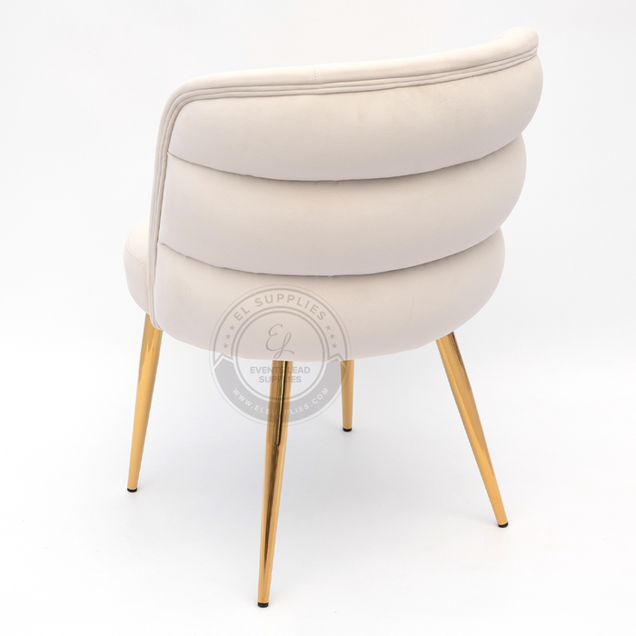 NADOR White Accent Chair